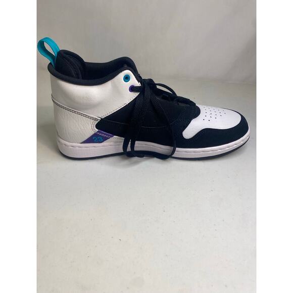 Nike Air Jordan Mens Fadeaway Mid Black White Sneakers Basketball Shoes Size 7.5 main image 12